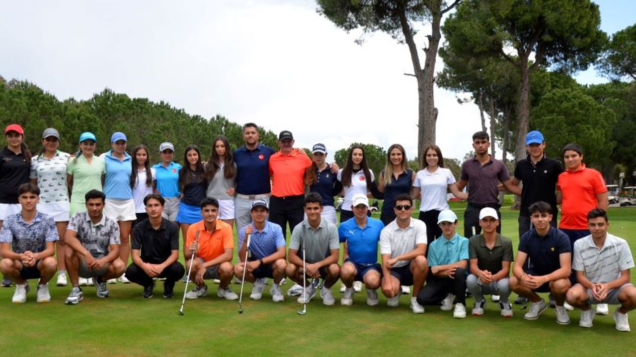 Antalya Da Sporcu Golf Milli Tak M I In Ter D K Yor Antalya