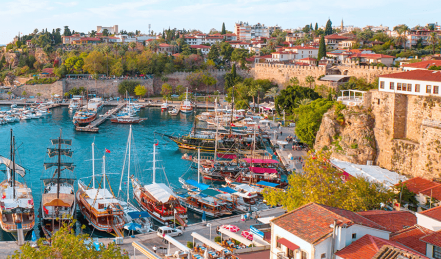Kaleiçi Yat Limanı Görünümü