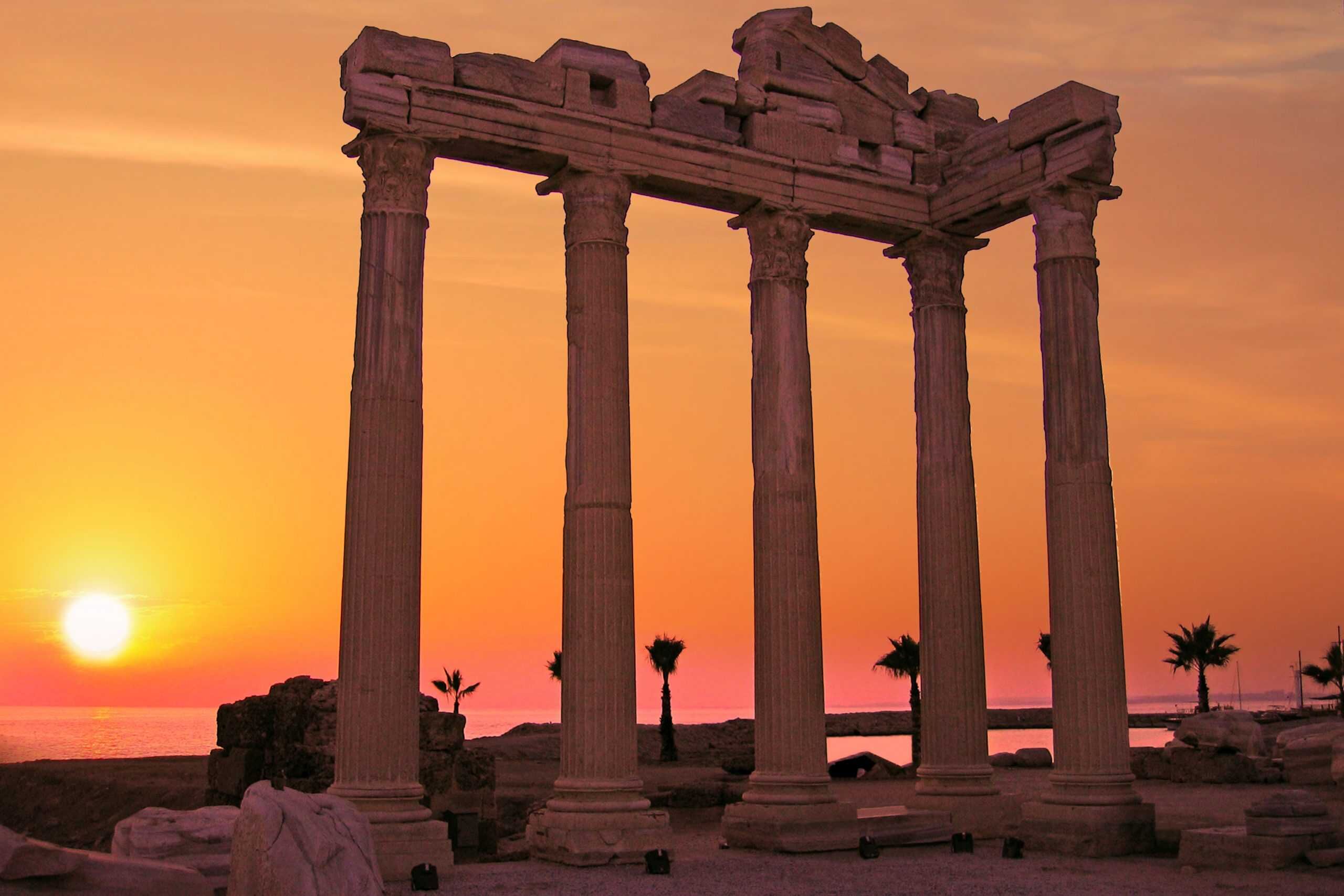 Apollon Tapınağı Gün Batımı