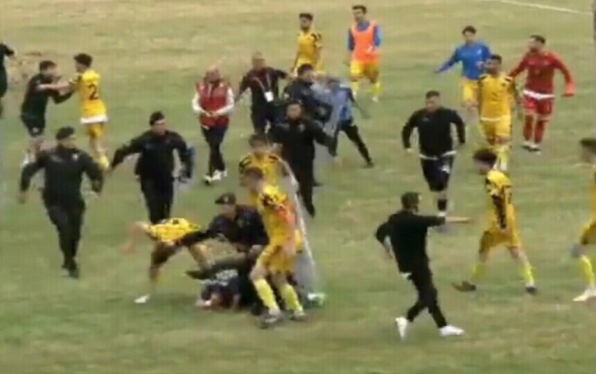 Tekirdağ'da Amatör Futbol Kavgası