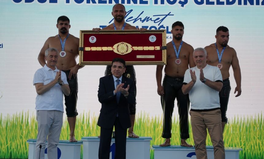 Gaziantep'te Altın Kemerin Kazananı Ali Gürbüz'ün