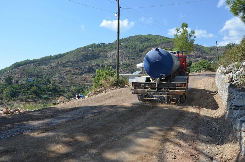 Dimçayı Mahalleleri Yol Çalışması Sulama