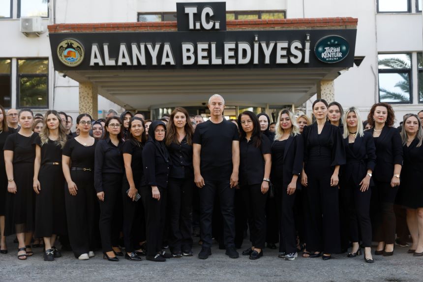 Alanya Belediyesi Siyah Kombin