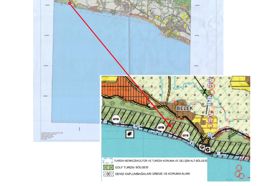 Belek Otel Kapasite Artışı Harita