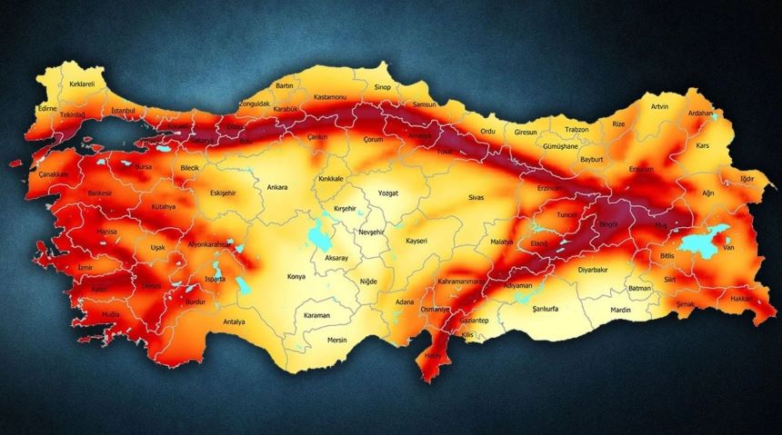 Türkiye Deprem Haritası-1