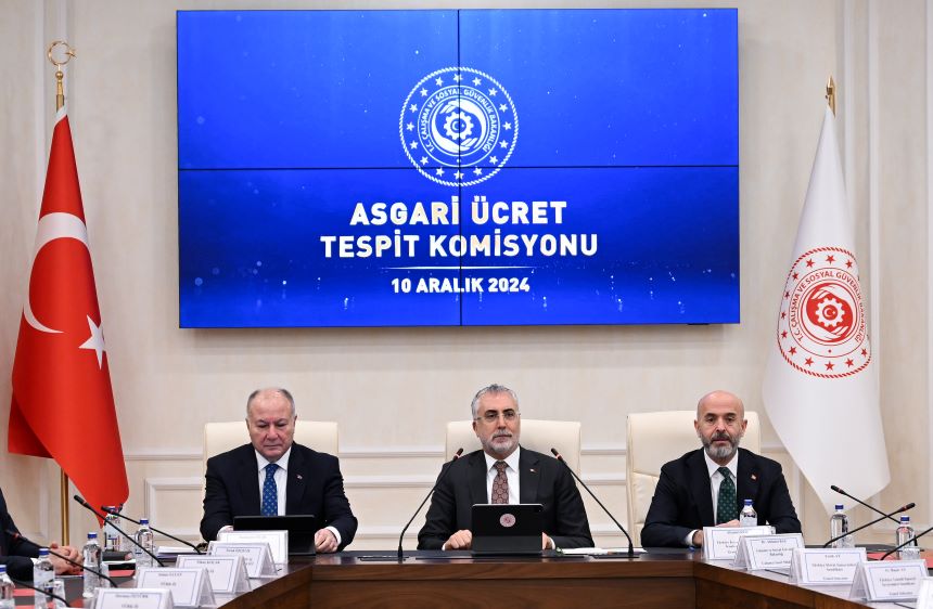 Bakan Vedat Işıhkan Asgari Ücret Toplantısı