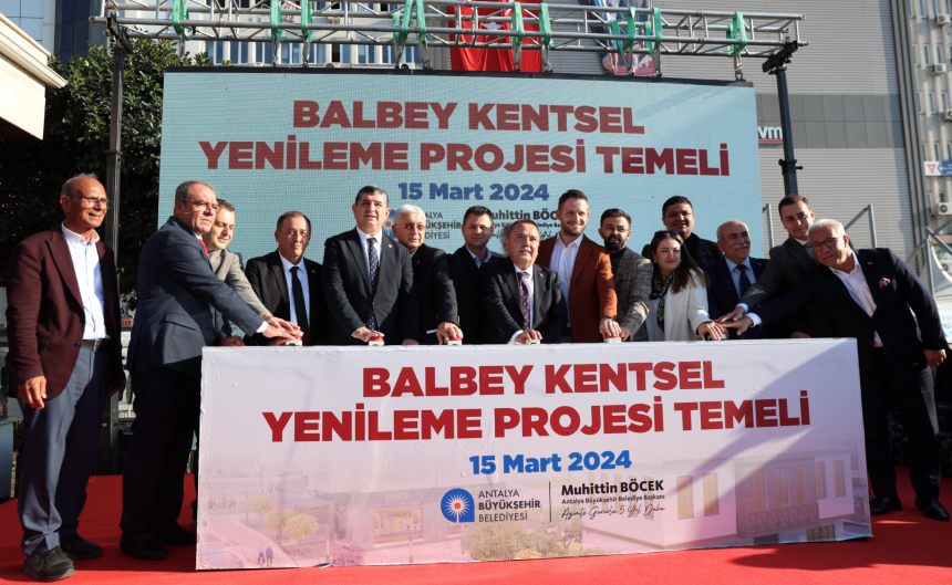 Balbey Mahallesi Kentsel Dönüşüm Temel Atma