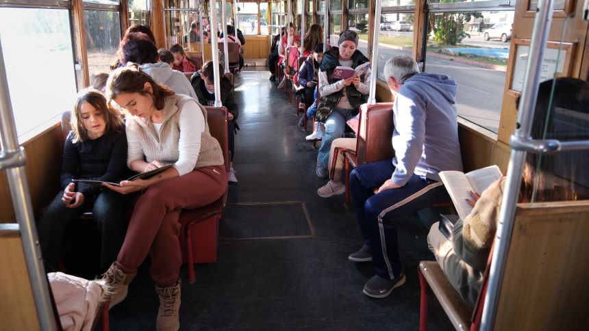 Nostalji Tramvayı Kitap Okuma Etkinliği (2)