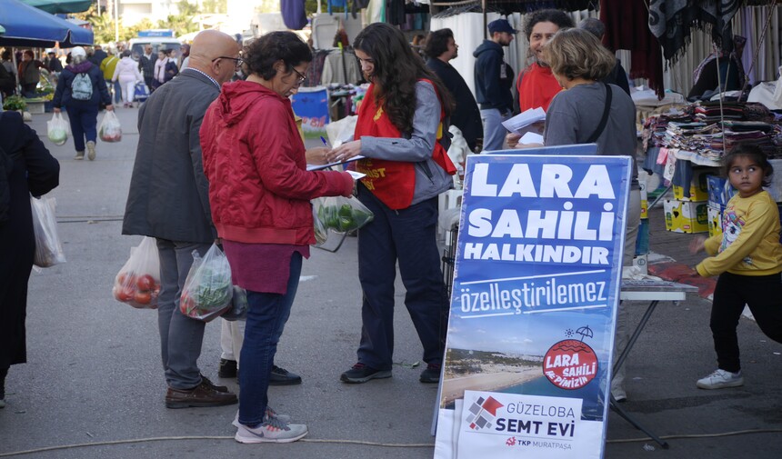 Tkp Antalya Lara Sahi̇li̇ Tepki̇si̇
