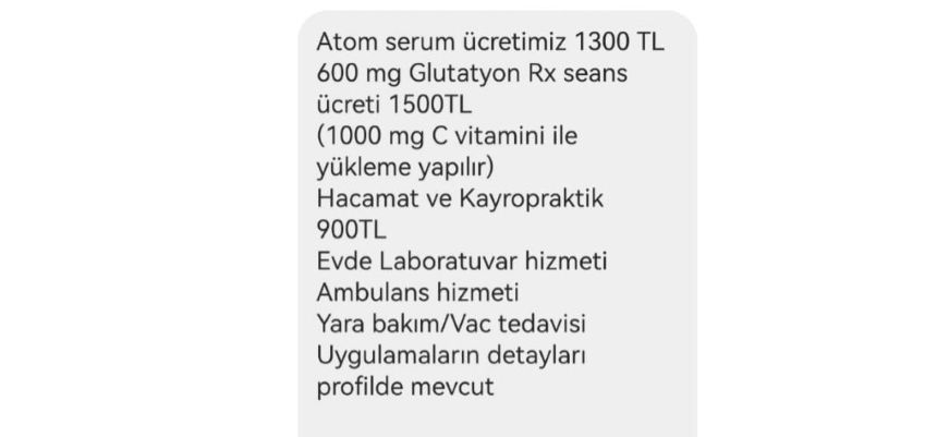 Sarı Serum Sms