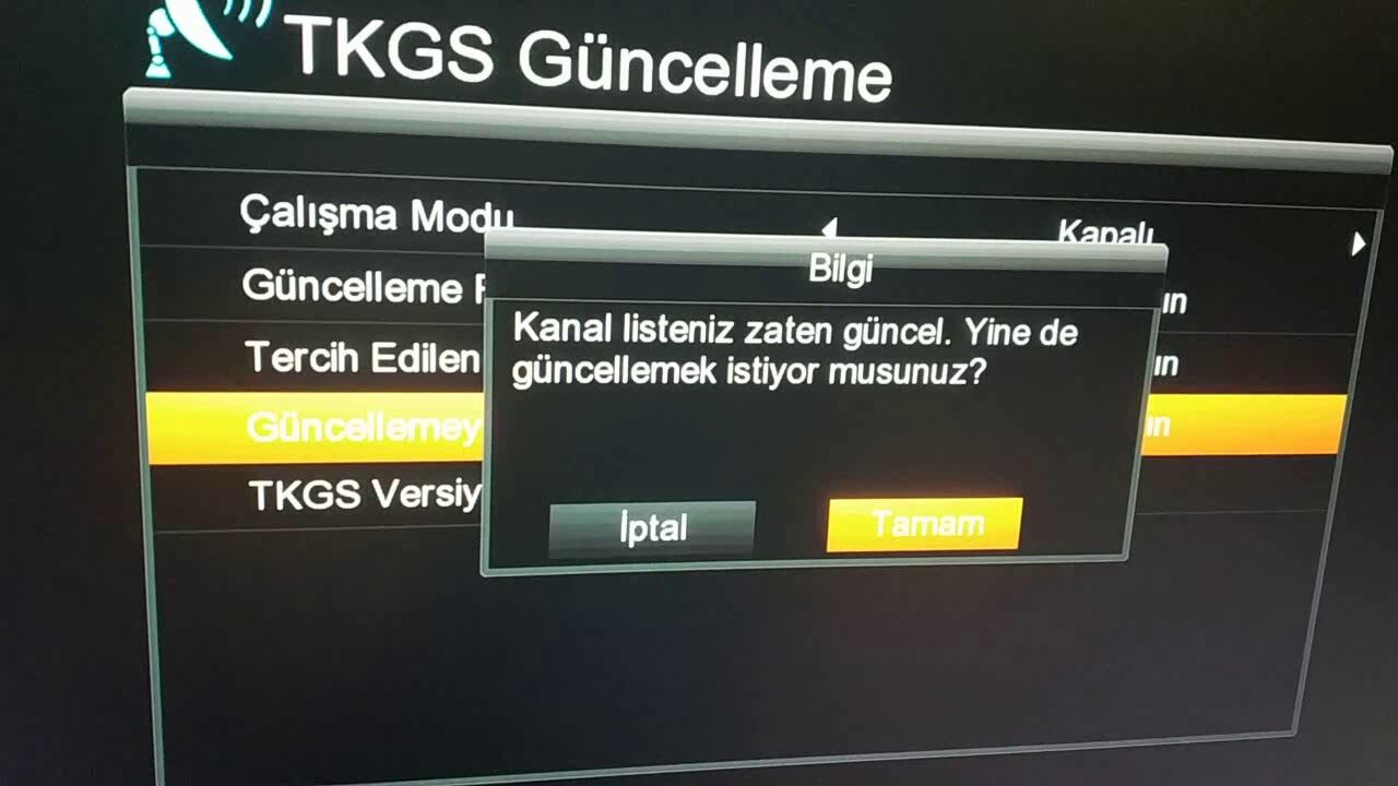 Tkgs Otomatik Guncelleme Nasil Yapilir 1