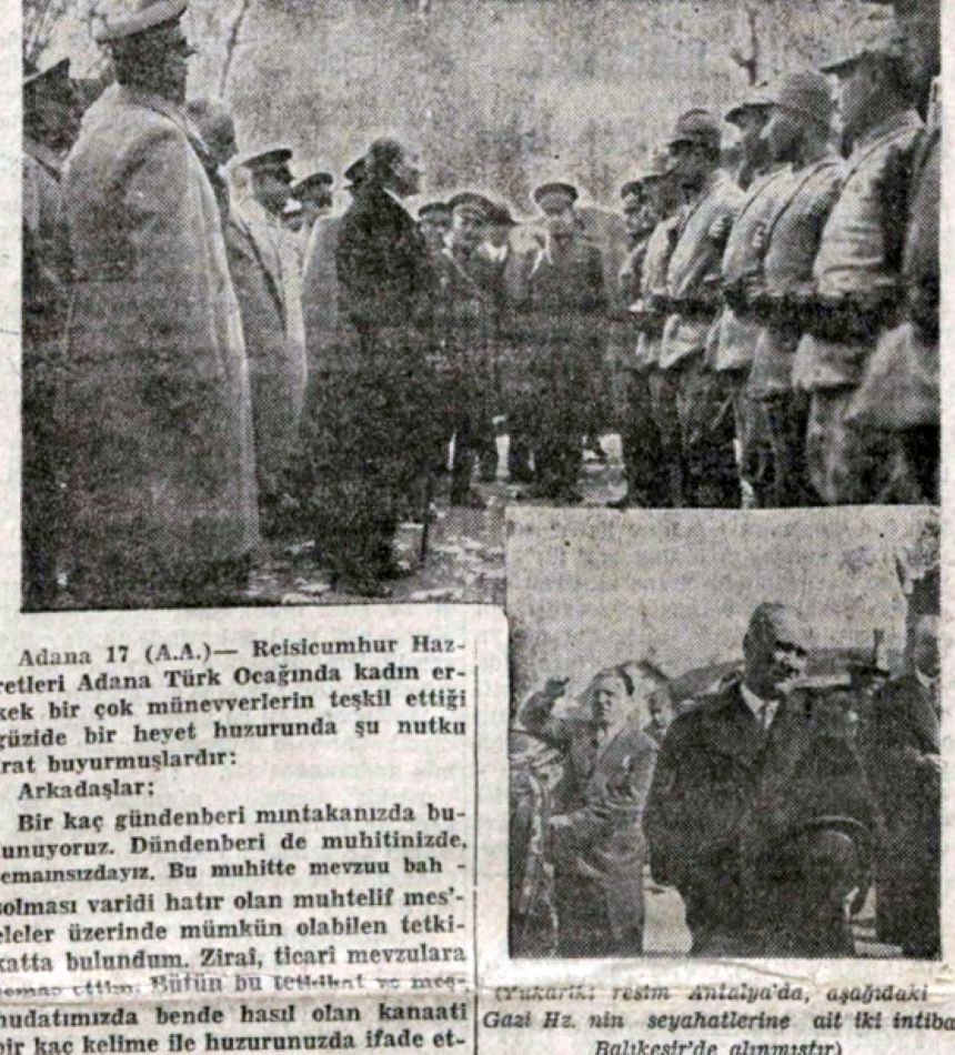 Atatürk'ün Antalya'yı Ziyareti Yeni Görüntüler