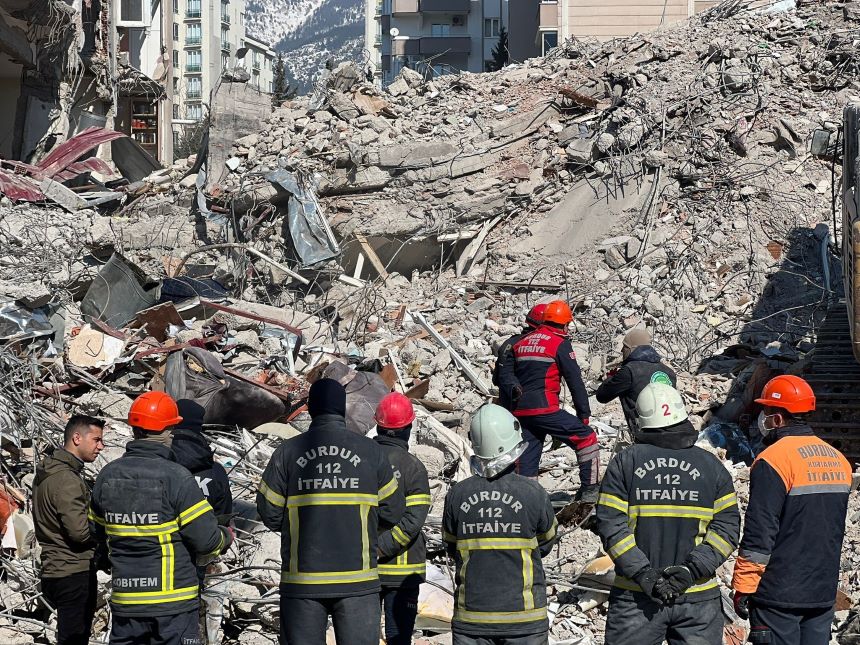 Burdur İtfaiyesi Deprem Bölgesi-1