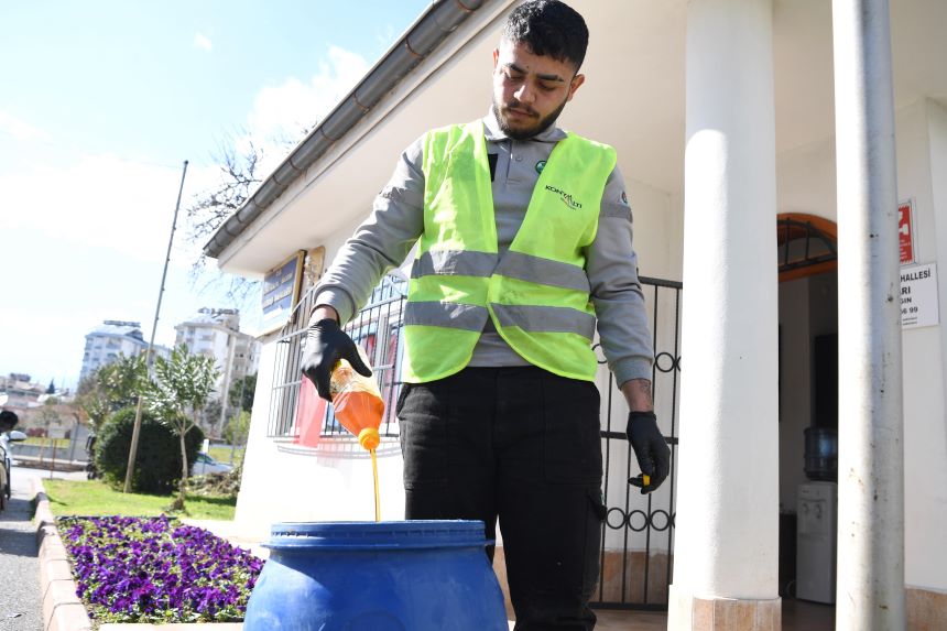 Konyaaltı Belediyesi Atık Yağları Topluyor (3)