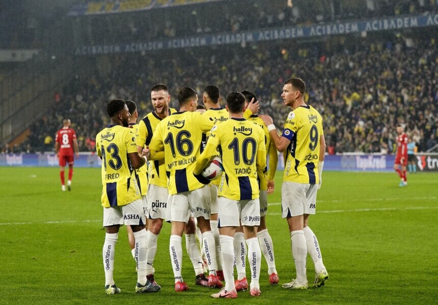 Fenerbahçe- gol sevinci