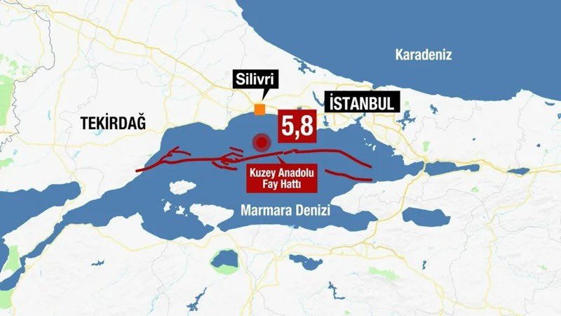 Marmara Deprem Harita