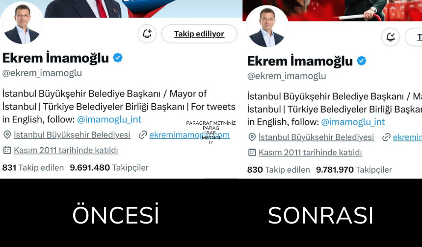Ekrem İmamoğlu Sosyal Medya