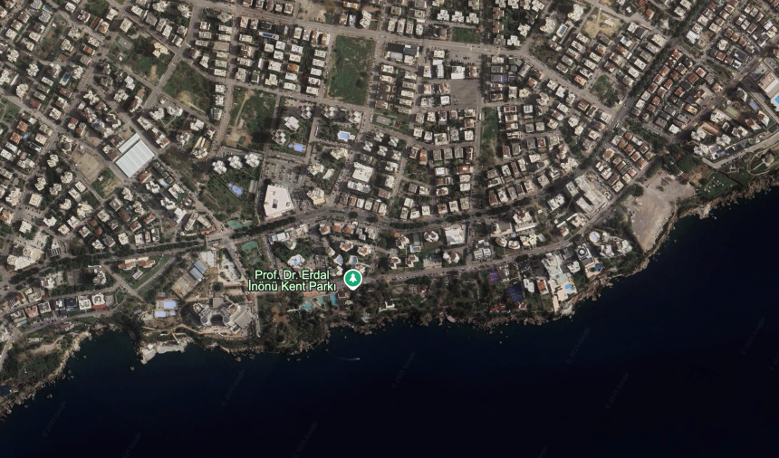 Falezler Uydu Görüntüsü