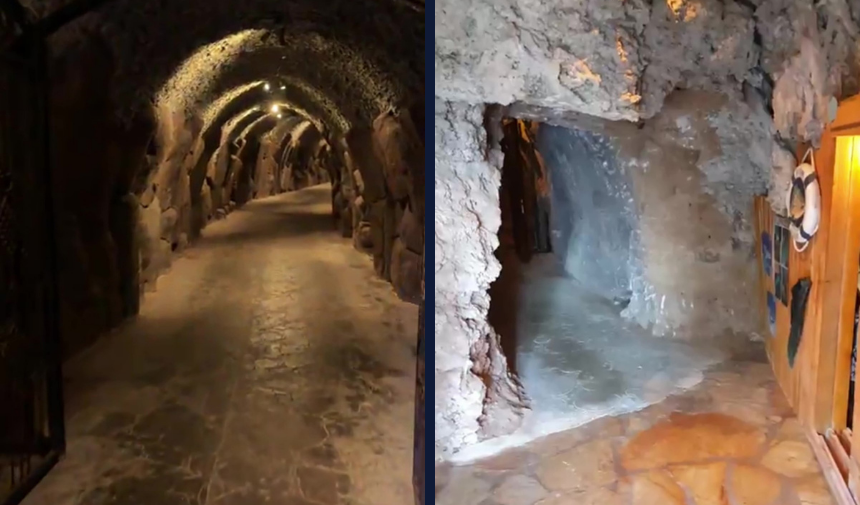 Falezlerden Denize Geçiş Için Yapılan Tüneller