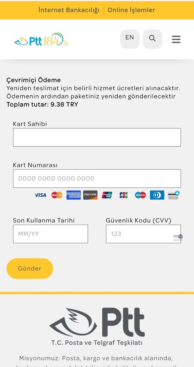 Ptt Sahte Site 2