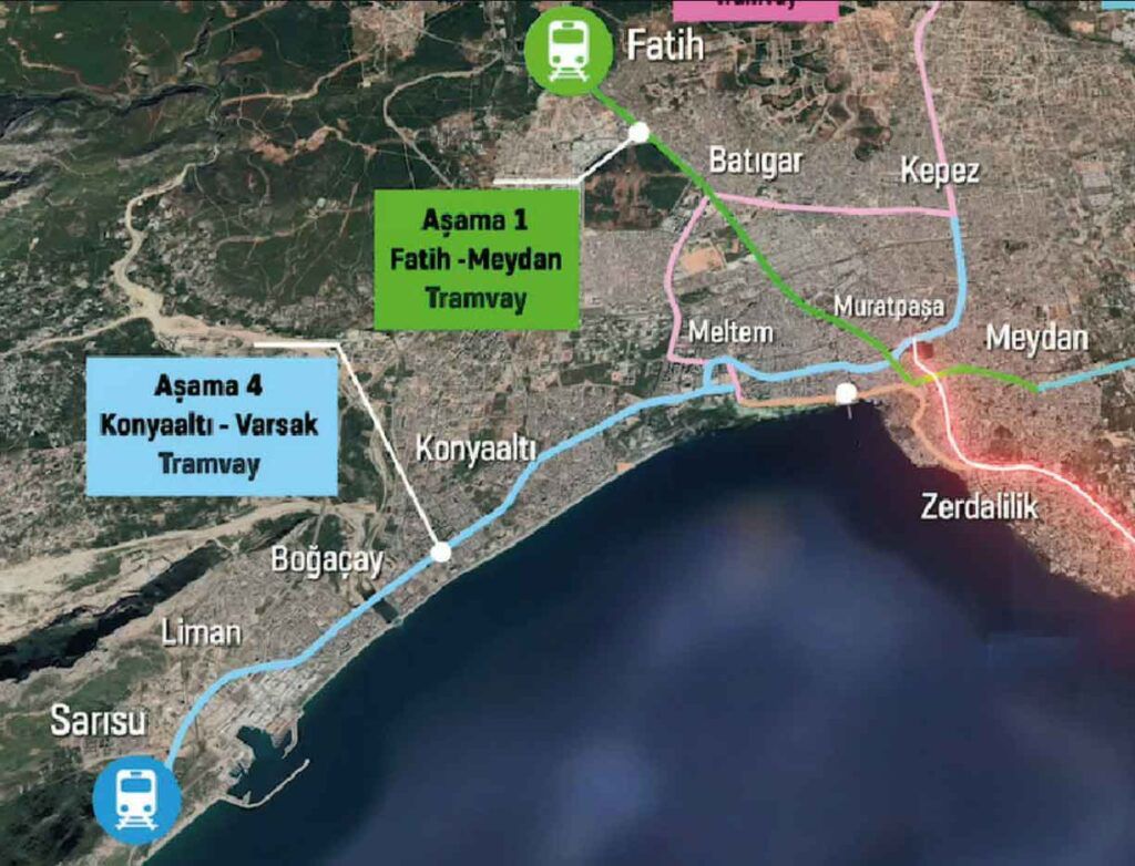 Tramvay Hattı 4.Etap Plan