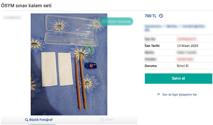 700 Tl Ösym Kalemi