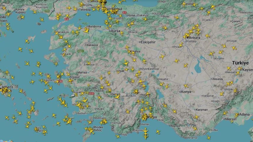 Antalya Radar Görüntüsü