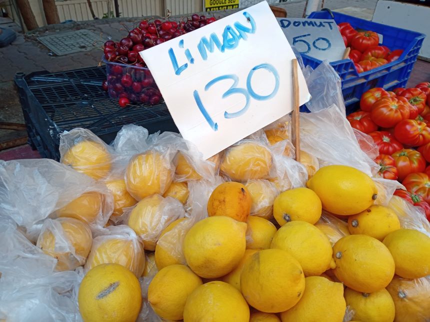Cuma Pazarı Limon Fiyatı (20 Haziran 2025)
