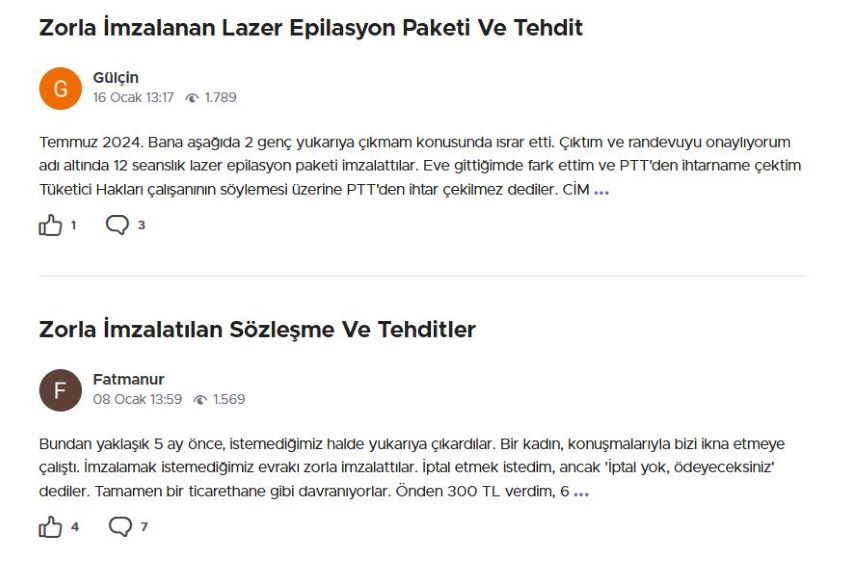 Güzellik Salonalrı Yorumlar