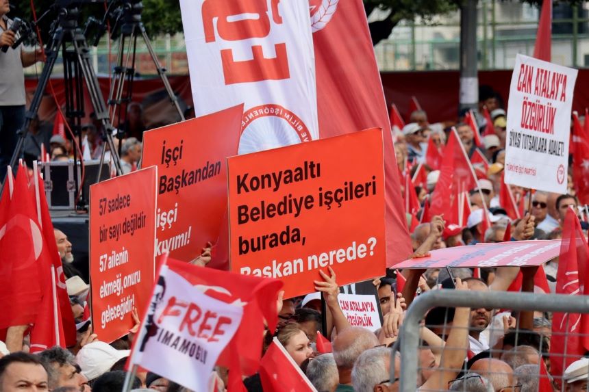 Konyaltı Işçileri Protesto (1)