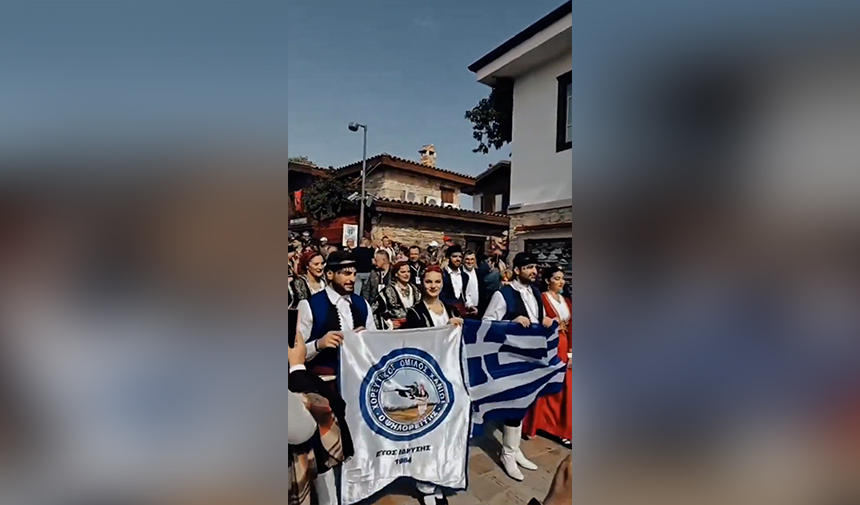 Manavgat Açılan Yunan Bayrağı