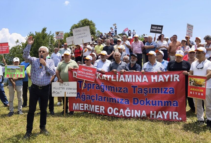 Nail Kamacı Gündoğmuş Karadere, Kozağacı, Senir Mermer Ocağı Eylemi 1