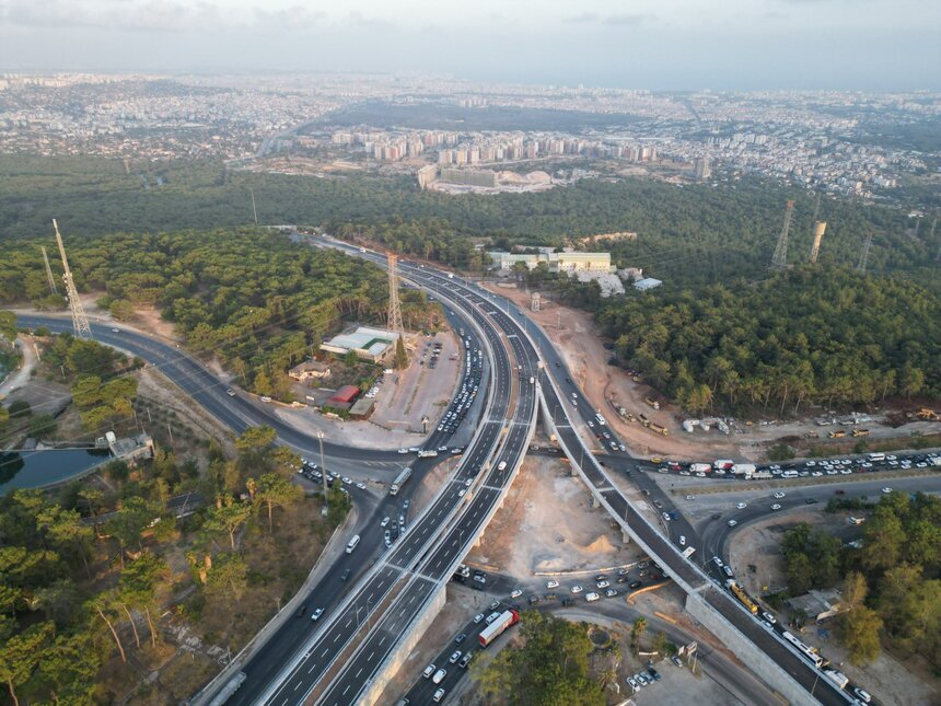 Kepezüstü Kavşağı Antalya Manzaralı orijinal foto