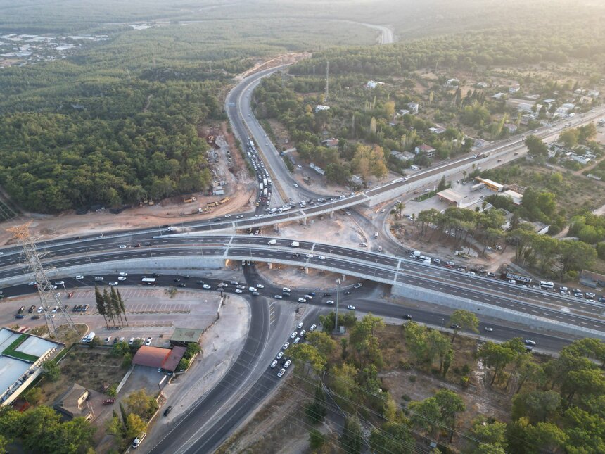 Kepezüstü Kavşağı Batı Çevre Yolu Manzaralı Drone Foto