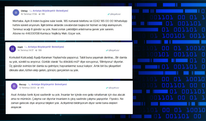 Su Kesintisi Yorumlar