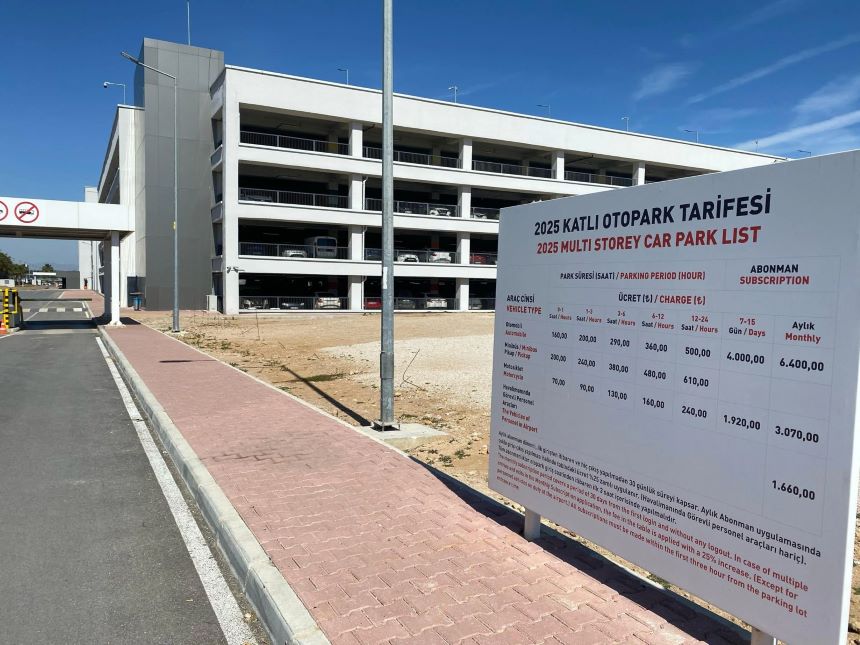 Antalya Havalimanı Otopark 2