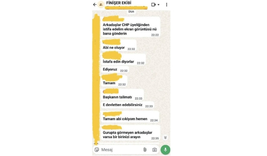 Aydın Chp Istifa Yazışması