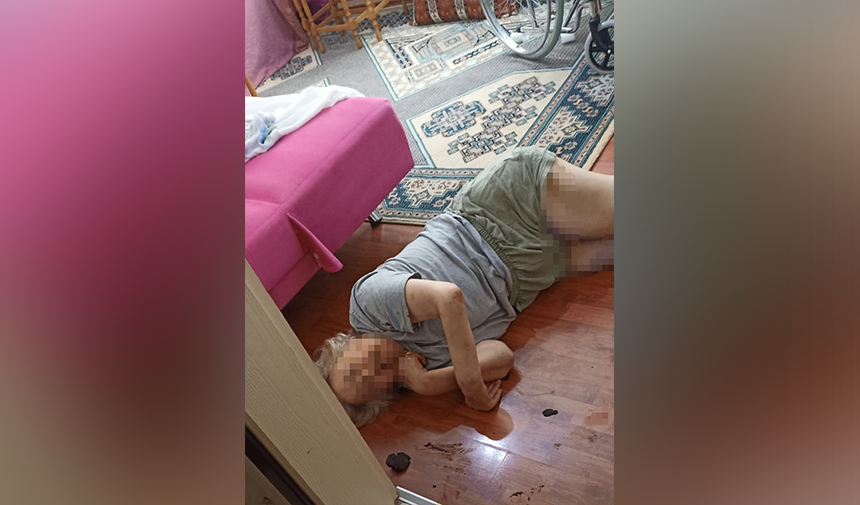 Denizli'de Oğlu Tarafından Darp Edilen Kadın