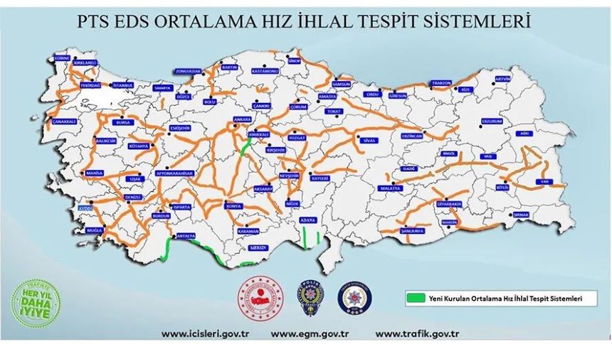 Eds Türkiye Haritası