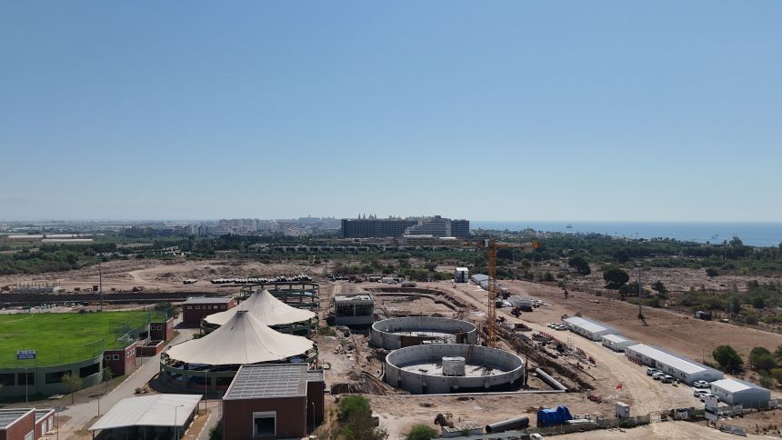 Lara Atıksu Arıtma Tesisi Inşaat (1)