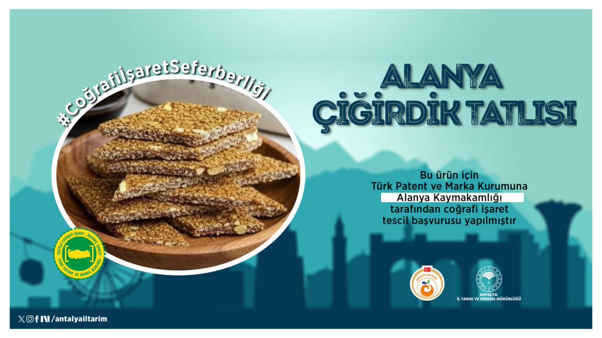 Çiğirdik Tatlısı Patent Başvurusu