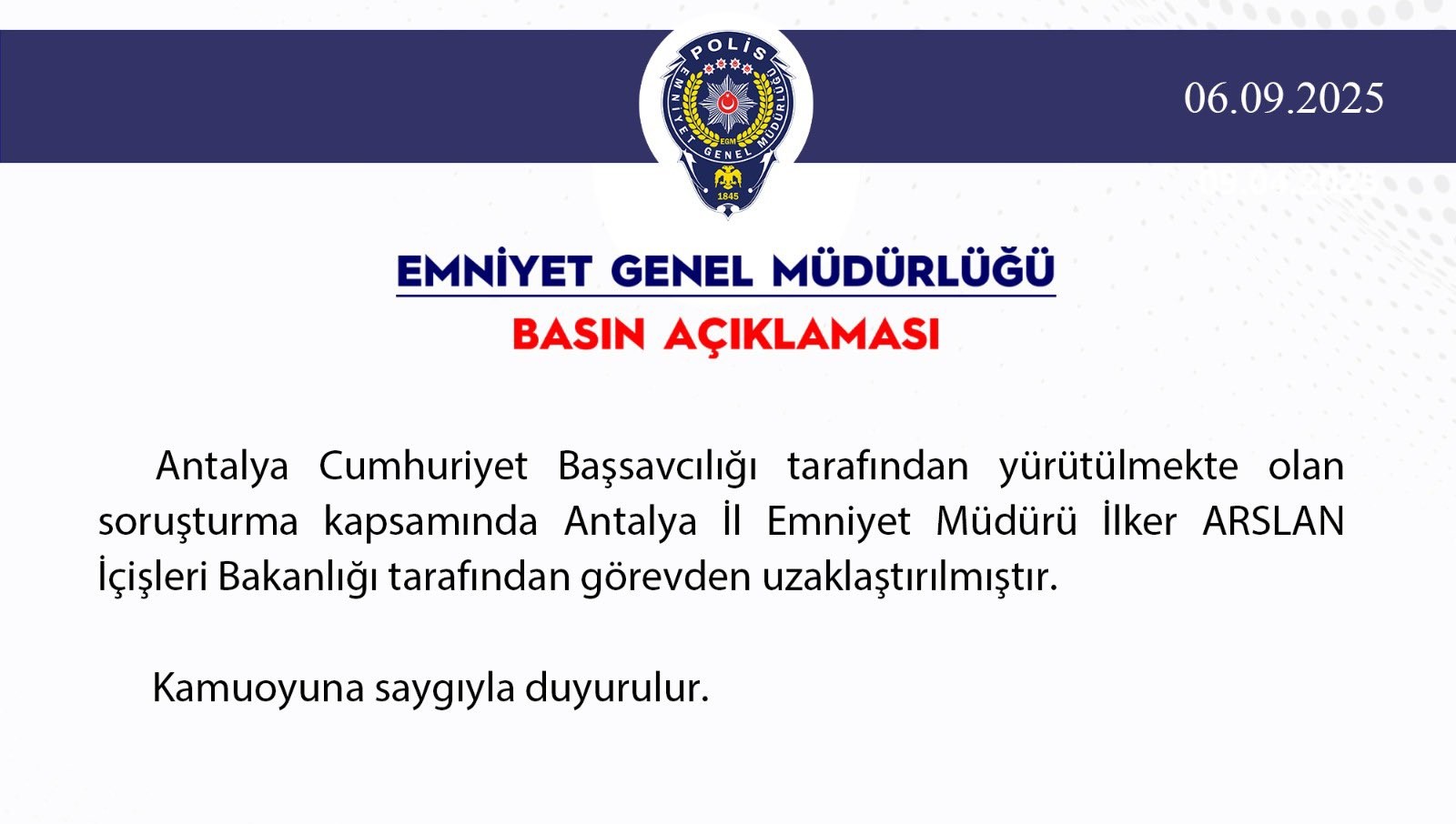 E M N İ Y E T
