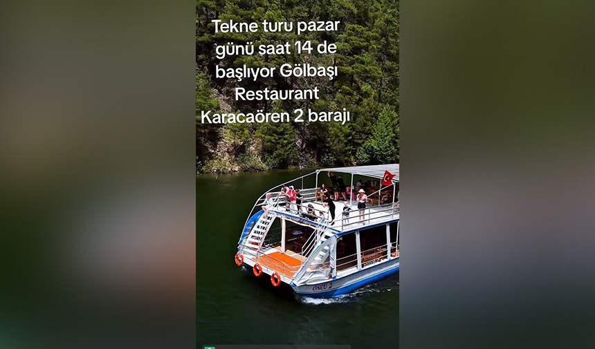 Karacaören Barajı Tekne 2