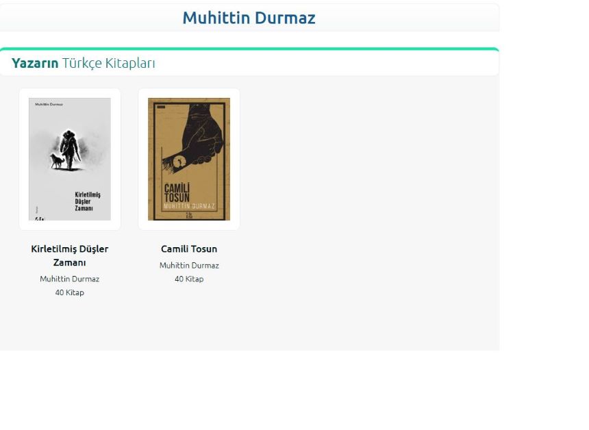 Muhittin Durmaz Kitapları