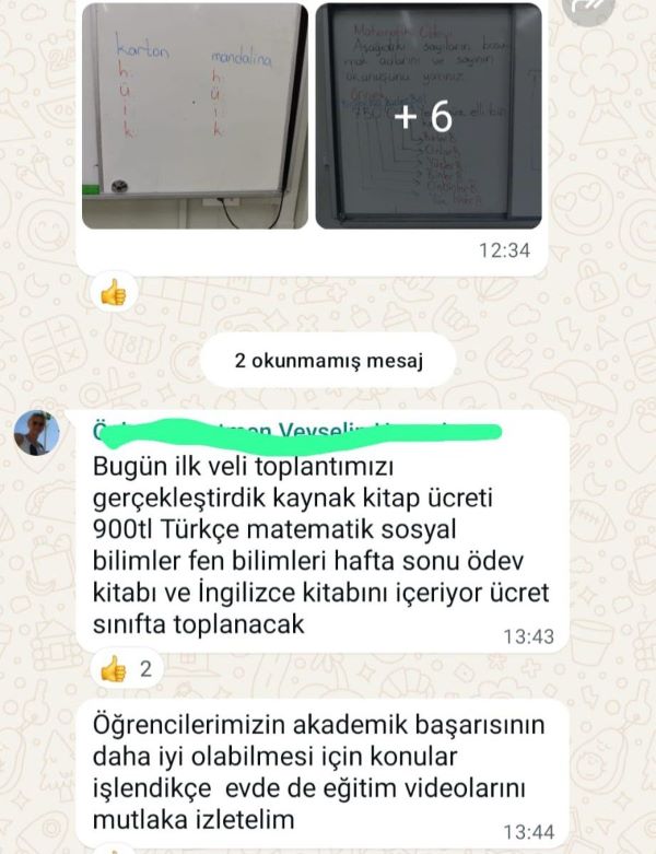Öğrenci Kaynak Kitap Mesaj