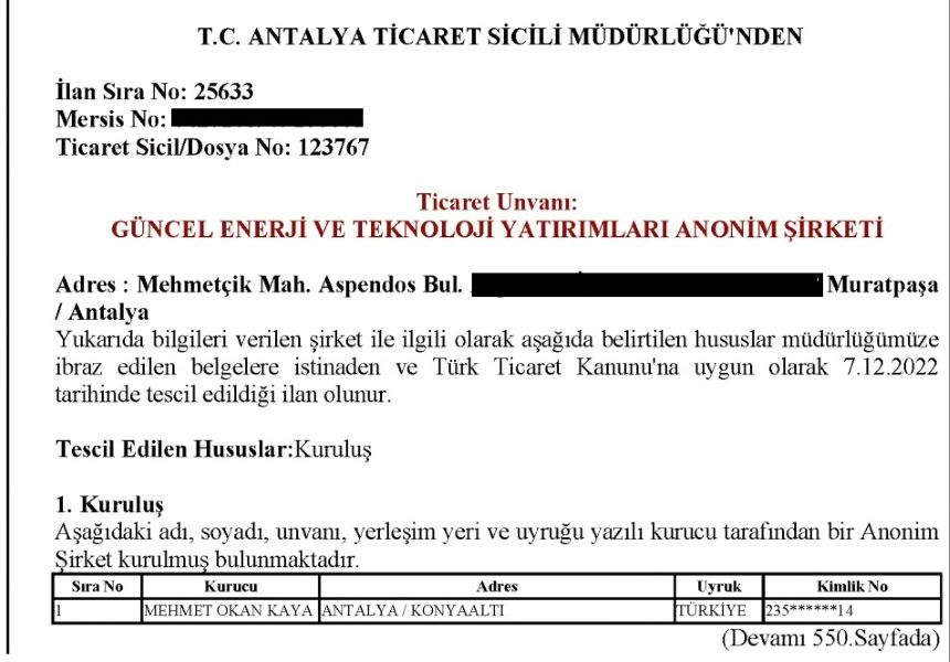 Okan Kaya'ya Ai̇t Güncel Enerji̇ Kömür İhalesi̇ni̇ Alan Fi̇rma