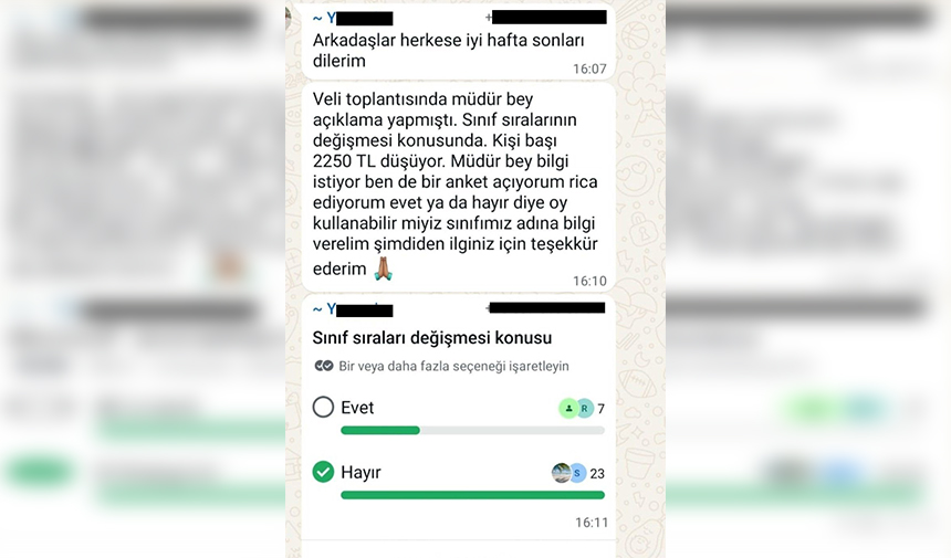 Okul Sıra Mesajı