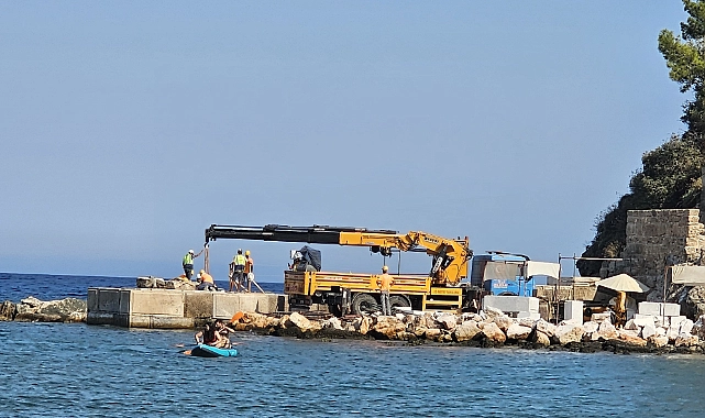 Phaselis'te Sürdürülen Restorasyon Ve Çevre Düzenleme Çalışmaları Antik Kenti Şantiyeye Çevirdi-2