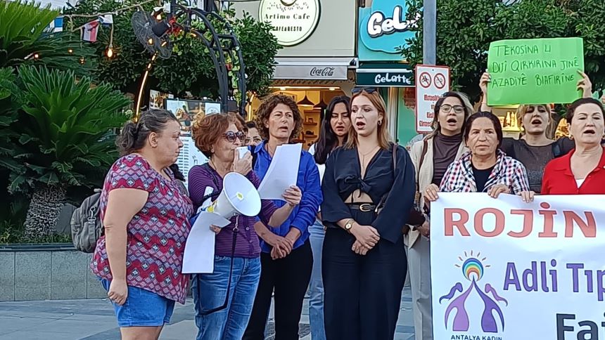 Antalya Kadın Platformu Rojin Açıklaması (2)