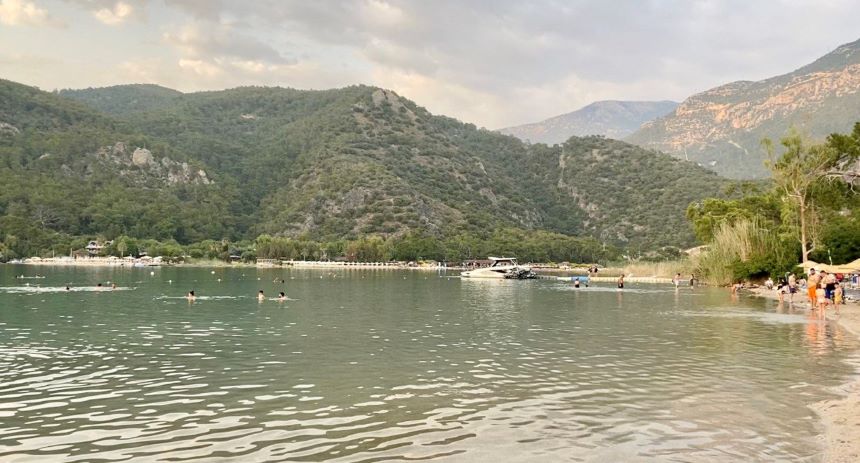 Fethiye Göcek Öçk Sınırlarındaki Ölüdeniz Bölgesindeki Günübirlik Alanlardan Görünüm (2)